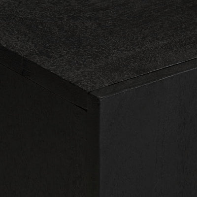 Musta tv kaappi Doralin 105x33x46cm (suunniteltu puu)