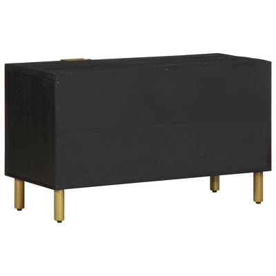 TV-kaappi Musta 80x33x46 cm tekninen puu
