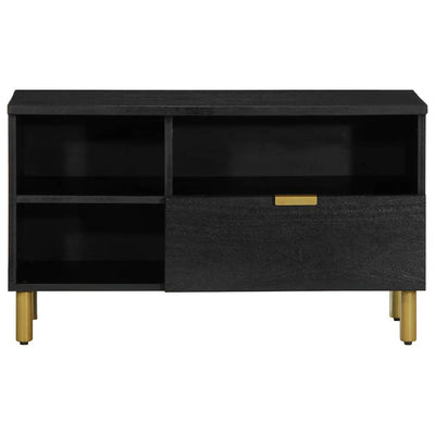 TV-kaappi musta 80x33x46 cm tekninen puu