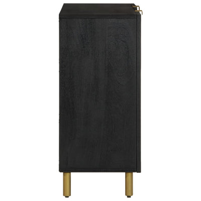 Senkki musta 90x33x75 cm tekninen puu