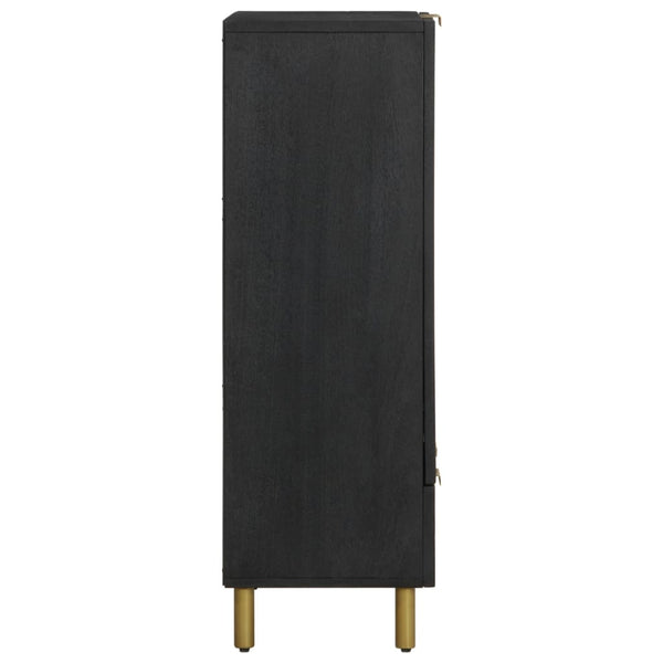 Musta kaappi Serghian 60x33x100cm (puinen)