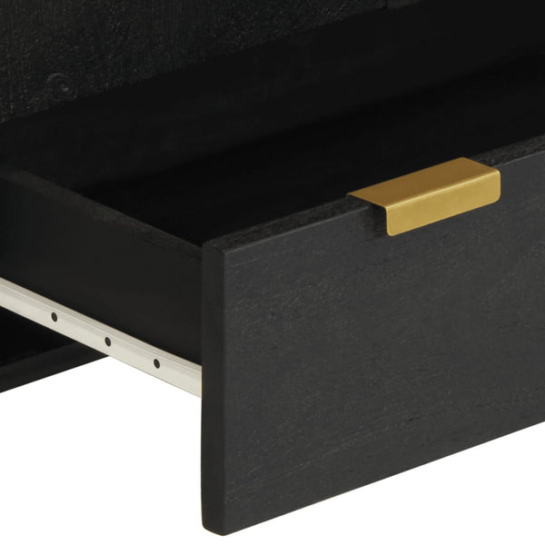 Musta kaappi Serghian 60x33x100cm (puinen)