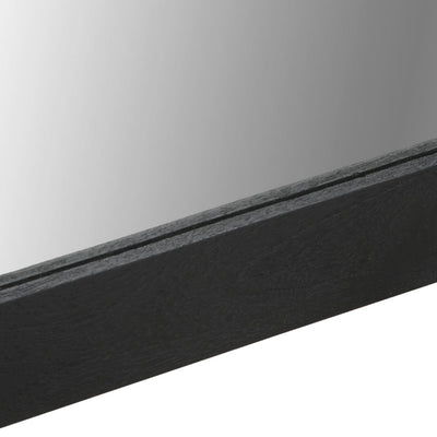 Musta kylpyhuoneen peili Nejdet 50x70x2,5cm (suunniteltu puu messinki)