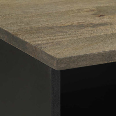 Musta tv-taso Le 70x33x46cm (mangopuu)