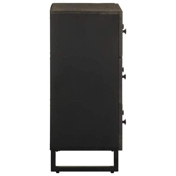 Musta senkki Helyn 60x33x75cm (mangopuu)