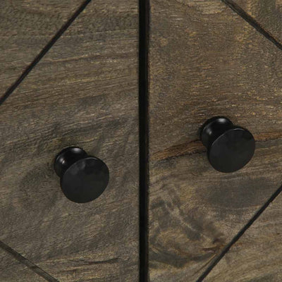 Musta sohvapöytä Philippescu 80x50x40cm (mangopuu)