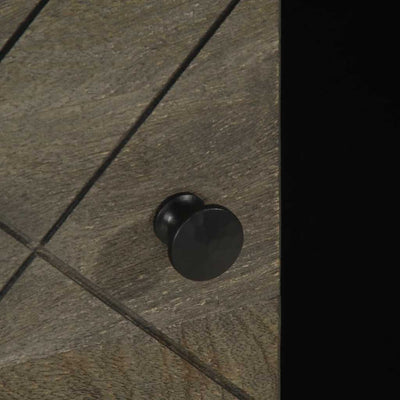 Musta sohvapöytä Colby 100x54x40cm (mangopuu)