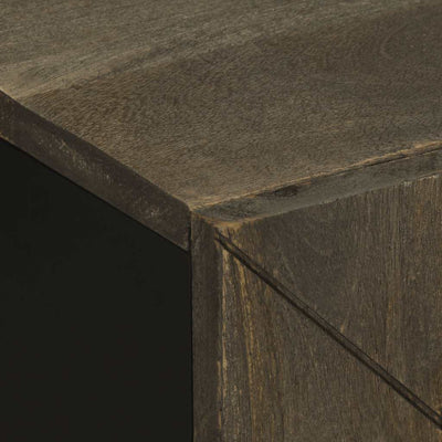 Musta allaskaappi Manduta 62x33x58cm (massiivipuu mango)