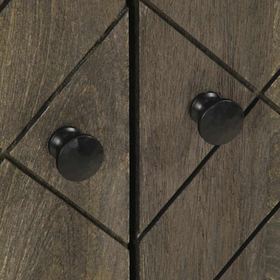 Musta allaskaappi Manduta 62x33x58cm (massiivipuu mango)