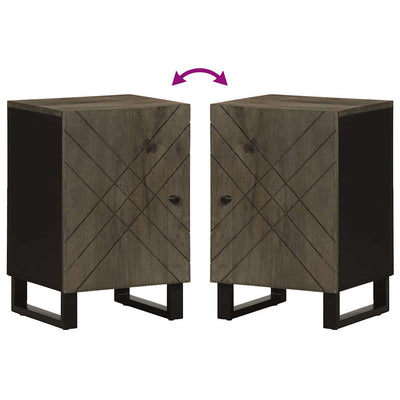 Musta kylpyhuoneen kaappi Miana 38x33x58cm (mangopuu)