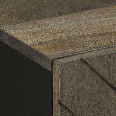 Musta kylpyhuoneen kaappi Miana 38x33x58cm (mangopuu)