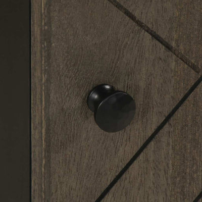 Musta kylpyhuoneen kaappi Miana 38x33x58cm (mangopuu)