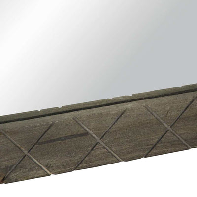 Harmaa kylpyhuonepeili Tavuc 50x3x70cm (massiivipuu mango)