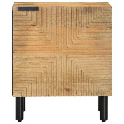 Yöpöytäkaapit 2 kpl Ruskea 40x33x46 cm Massiivipuu Mango