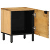Yöpöytäkaapit 2 kpl Ruskea 40x33x46 cm Massiivipuu Mango