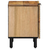 Yöpöytäkaapit 2 kpl Ruskea 40x33x46 cm Massiivipuu Mango