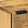 Yöpöytäkaapit 2 kpl Ruskea 40x33x46 cm Massiivipuu Mango