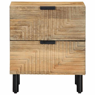 Yöpöytäkaappi Ruskea 40x33x46 cm Massiivipuu Mango