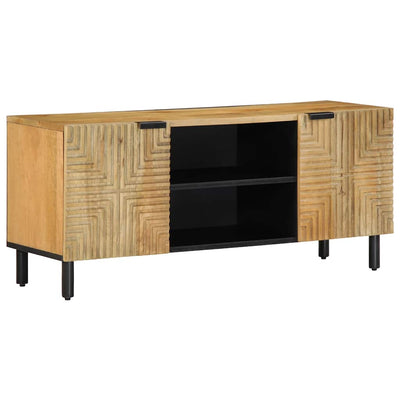 TV Kaappi Ruskea 105x33x46 cm Massiivipuu Mango