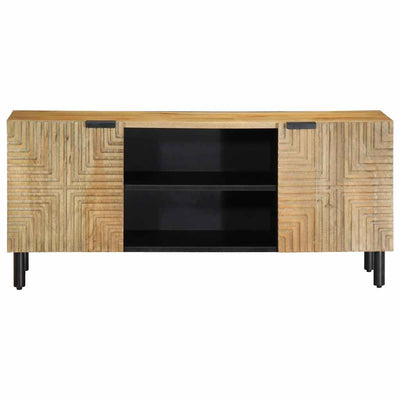 TV Kaappi Ruskea 105x33x46 cm Massiivipuu Mango