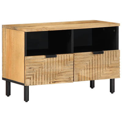 TV Kaappi Ruskea 70x33x46 cm Massiivipuu Mango