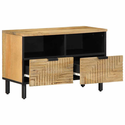 TV Kaappi Ruskea 70x33x46 cm Massiivipuu Mango