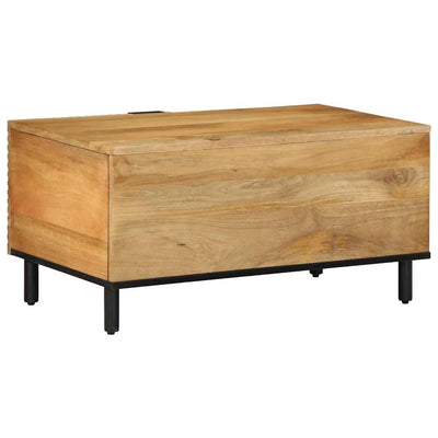 Sohvapöytä Ruskea 80x50x40 cm Massiivipuu Mango