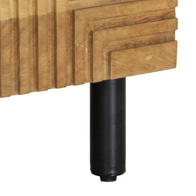 Ruskea sohvapöytä Jaliyah 80x50x40cm (massiivipuu mango)