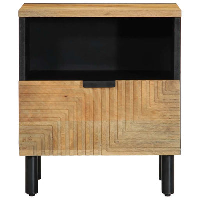 Yöpöytäkaappi Ruskea 40x33x46 cm Massiivipuu Mango