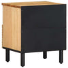 Yöpöytäkaapit 2 kpl Ruskea 40x33x46 cm Massiivipuu Mango
