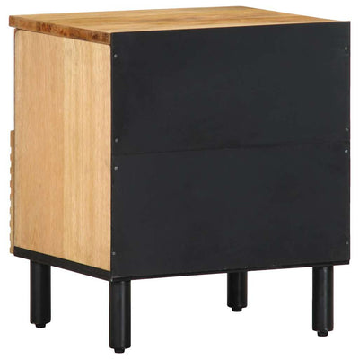 Yöpöytäkaapit 2 kpl Ruskea 40x33x46 cm Massiivipuu Mango