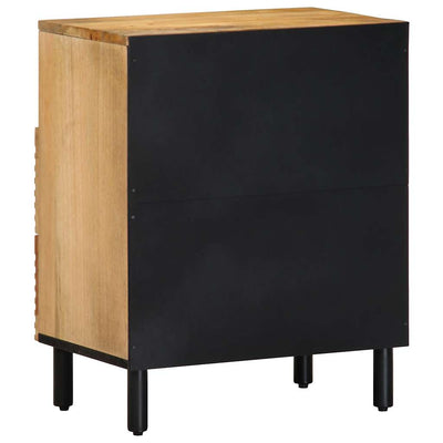 Yöpöytäkaappi Ruskea 50x33x60 cm Massiivipuu Mango