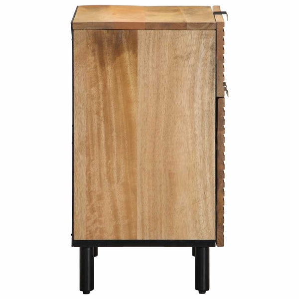 Yöpöytäkaappi Ruskea 50x33x60 cm Massiivipuu Mango
