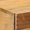 Yöpöytäkaappi Ruskea 50x33x60 cm Massiivipuu Mango