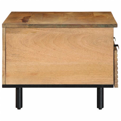 Sohvapöytä Ruskea 80x54x40 cm Massiivipuu Mango