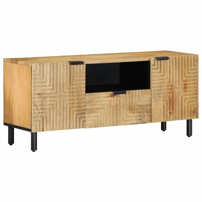 TV Kaappi Ruskea 105x33x46 cm Massiivipuu Mango
