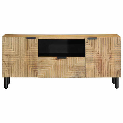 TV Kaappi Ruskea 105x33x46 cm Massiivipuu Mango