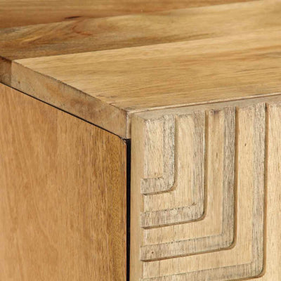 Ruskea tv kaappi Sunamita 105x33x46cm (massiivipuu mango)