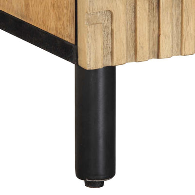 Ruskea tv kaappi Sunamita 105x33x46cm (massiivipuu mango)