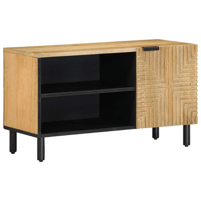 TV Kaappi Ruskea 80x31,5x46 cm Massiivipuu Mango
