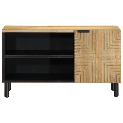 TV Kaappi Ruskea 80x31,5x46 cm Massiivipuu Mango