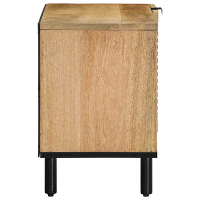 TV Kaappi Ruskea 80x31,5x46 cm Massiivipuu Mango