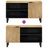 TV Kaappi Ruskea 80x31,5x46 cm Massiivipuu Mango
