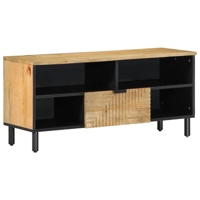 TV-kaappi Ruskea 100x33x46 cm Massiivipuu Mango