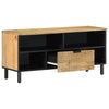 TV-kaappi Ruskea 100x33x46 cm Massiivipuu Mango