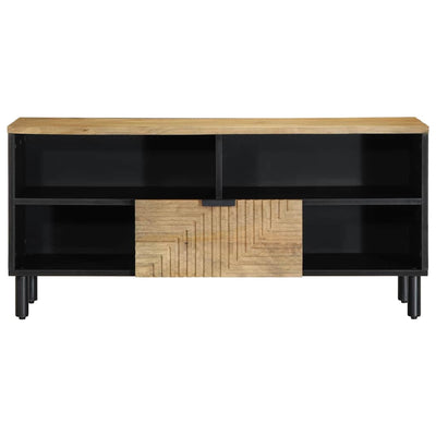 TV-kaappi Ruskea 100x33x46 cm Massiivipuu Mango
