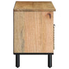 TV-kaappi Ruskea 100x33x46 cm Massiivipuu Mango