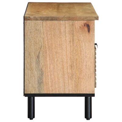 TV-kaappi Ruskea 100x33x46 cm Massiivipuu Mango