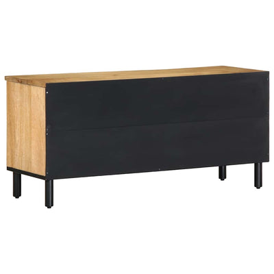 TV-kaappi Ruskea 100x33x46 cm Massiivipuu Mango