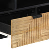 TV-kaappi Ruskea 100x33x46 cm Massiivipuu Mango